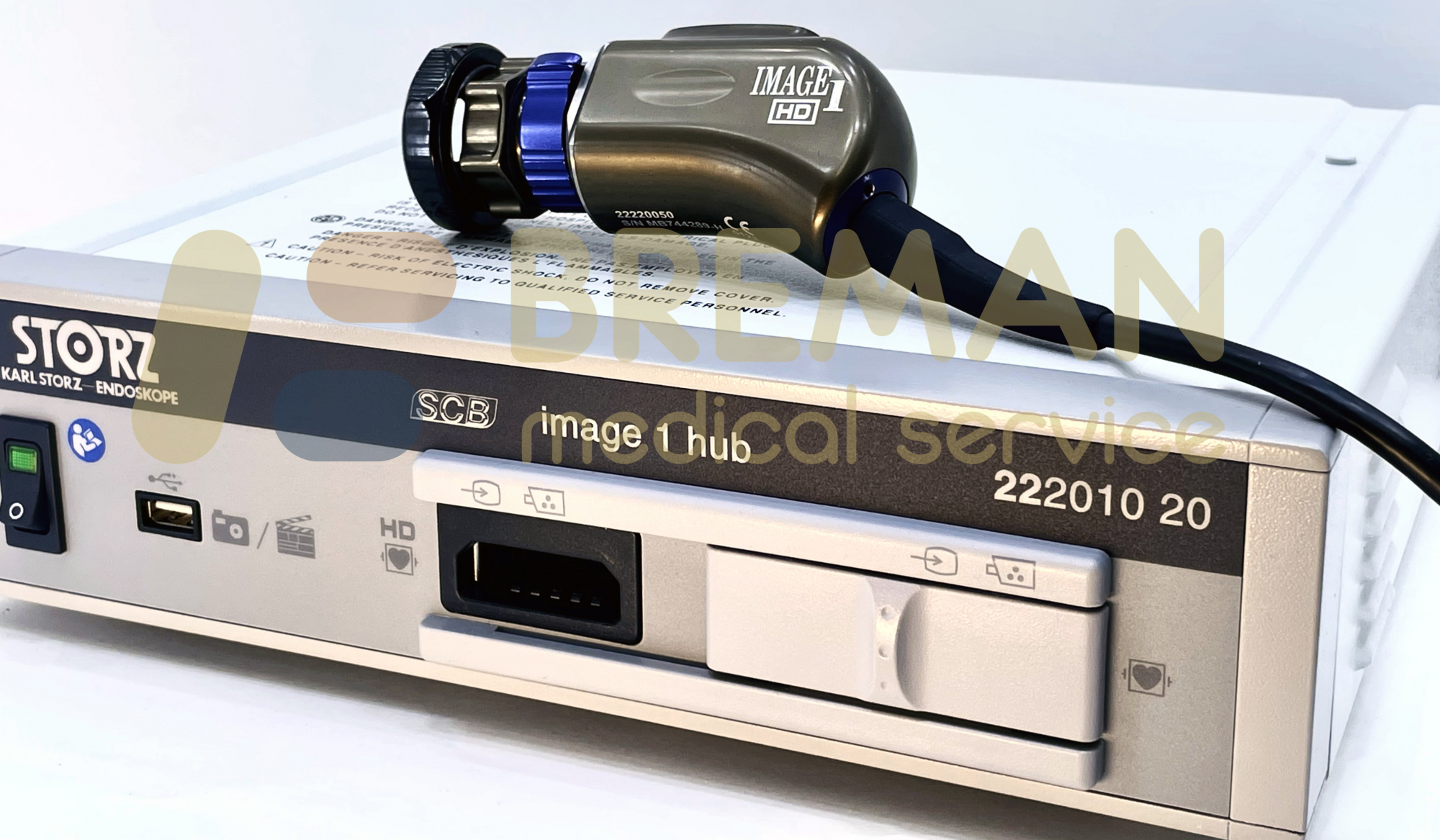 Блок управления видеокамерой Karl Storz IMAGE 1 HUB HD SCB, 22201020 с камерными головками на выбор: IMAGE 1 HD, 22220050, TH100