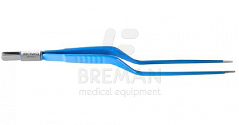 Пинцет биполярный, байонет, 8 мм х 1 мм, рифлённые, L= 220 мм